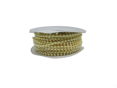 Cream 3mm Round Beads (24 Yds)