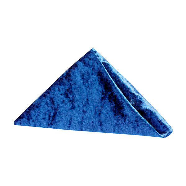 Set of 10 Velvet 20"x20" Linen Napkin - Royal Blue