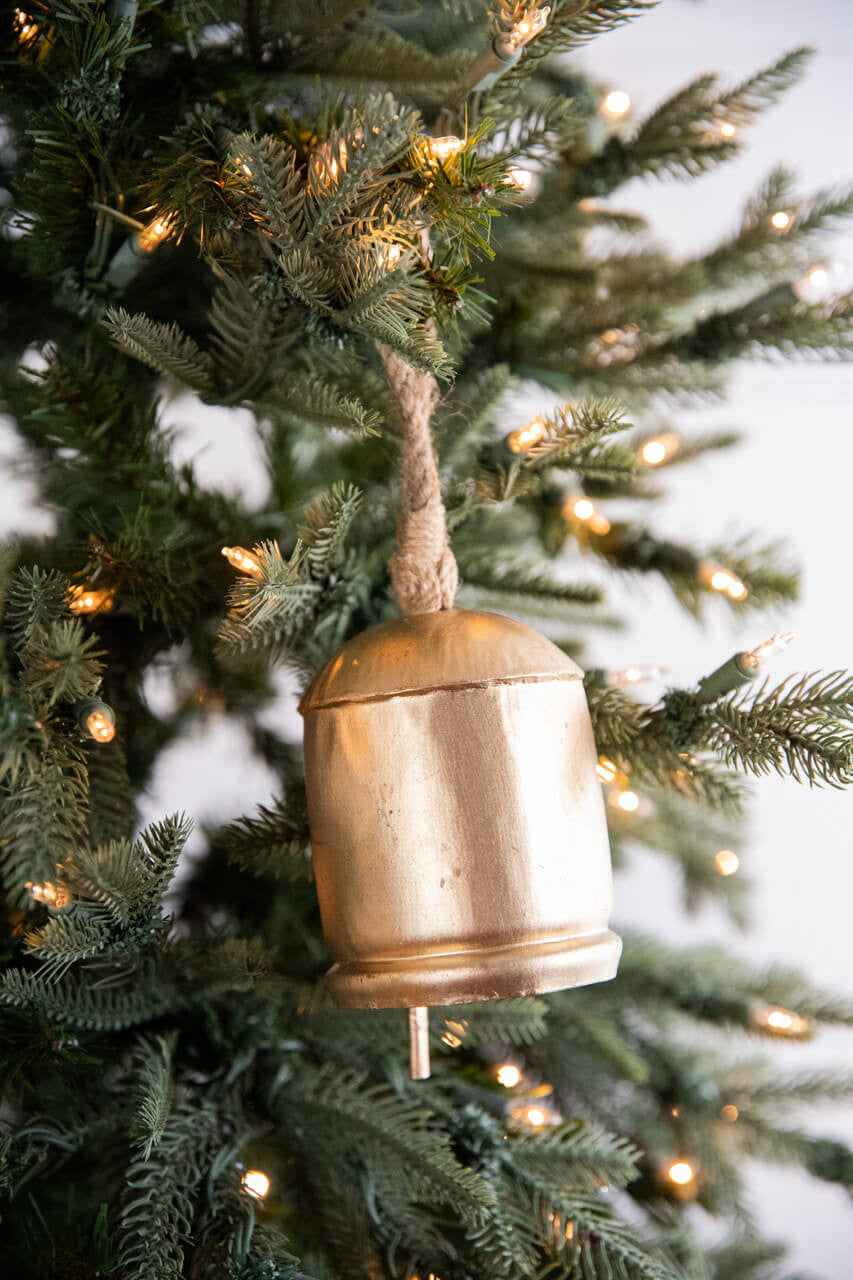 4” Country Gold Bell Ornament