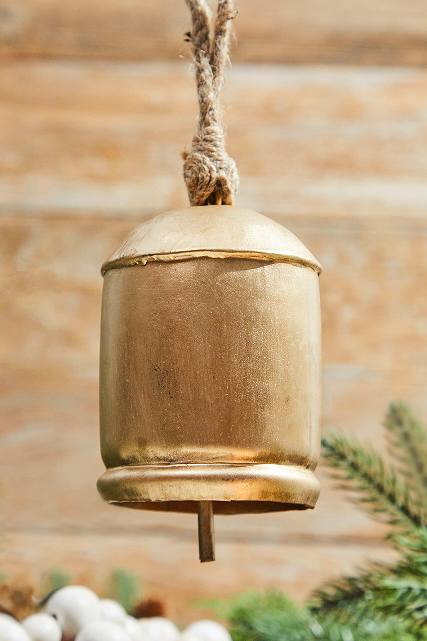 4” Country Gold Bell Ornament