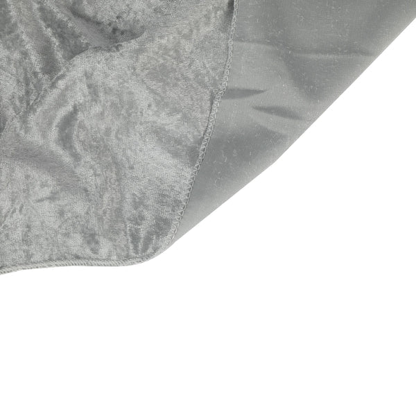 Velvet Table Runner - Silver