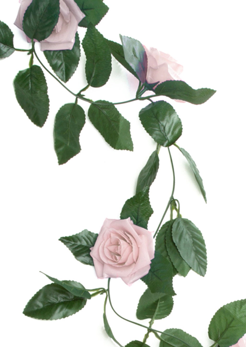 FOUR 6 FT. Hanging Blush Rose Garlands, Spring Decor, Easter Floral Arrangements, Wedding Ceremony, Outdoor Hanging Flowers, Pink Faux Roses