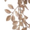 59" GLITTERED LEAF GARLAND CHAMPAGNE - Image 2