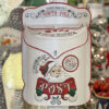 White Metal North Pole Post Mail Box 15.35 Inch Tall - Image 2