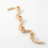 Natural Wood Beaded Taper Candle Holder - Image 5