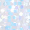 Large Payette Sequin Tablecloth 90"x132" Rectangular - Iridescent White - Image 2