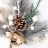 14” Antique Bell/Magnolia Leaf Berry/Pine Pick Christmas Sprays - Image 4