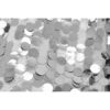Large Payette Sequin Round 120" Tablecloth - Silver - Image 3