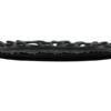 Set of Six Branch Molten Acrylic Charger Plates - Black - Image 3
