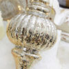 Set of 2 - 10" Mercury Ridged Finial Ornament - Image 3