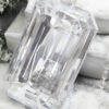 8″ Rectangle Clear Diamond Jewel Ornament