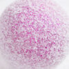 4" Frosted Pink Ball Ornament