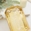 8" Gold Jewel Ornament