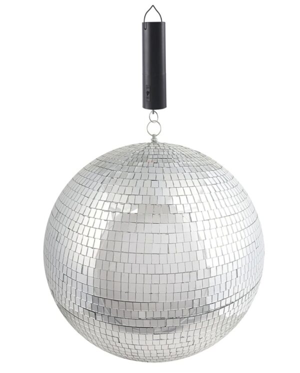 Disco Rotating Motor Spinning Disco Ball Hanging Glass Mirrored Decorations Party Groovy 70s Theme Retro Dance Christmas Decor