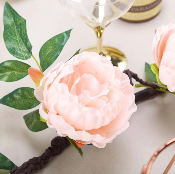 6 FT. Blush Peony Garland Vine Spring Decor Easter Floral Arrangements Wedding Ceremony Outdoor Hanging Flowers Pink Faux Rose Gold Sale