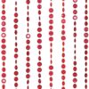 3 X 6 FT Red Crystal Curtain Beaded Diamond Sparkly Hanging Crystals Backdrop Draping Wedding Event Reception Outdoor Decoration Valentines
