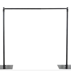 10 FT. Adjustable Heavy Duty Backdrop Stand Kit Steel Base Photography Studio Equipment Photo Booth Interview Portrait Picture PVC Free Ship