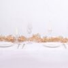 6 FT. Gold Leaf Garland Artificial Decorations Gold Branches Metallic Boxwood Vines Glam Christmas Holiday Table Setting Mantle Fireplace