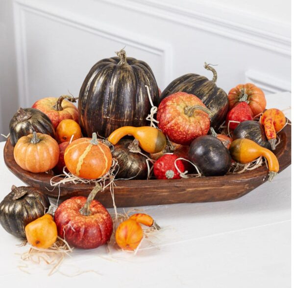 25 Pieces Artificial Pumpkins and Gourds, Autumn Decor, Thanksgiving Table Decor, Fall Harvest Decor, Fall Decorations, Fake Pumpkins