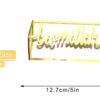 6 Bismillah Gold Napkin Rings, Islamic Table Setting, Eid Table Decor, Eid ul Fitr Table Decor, Allah Decorations, Eid Decor, Umrah Decor