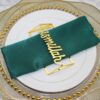 6 Bismillah Gold Napkin Rings, Islamic Table Setting, Eid Table Decor, Eid ul Fitr Table Decor, Allah Decorations, Eid Decor, Umrah Decor