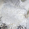 4" x 10 Yard Silver Glitter Wired Ribbon - Image 3