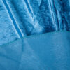 Velvet 120" Round Tablecloth - Dark Teal - Image 5