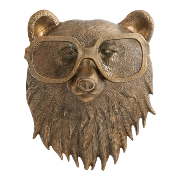 Eric and Eloise Metal Bear Wall Mount Art