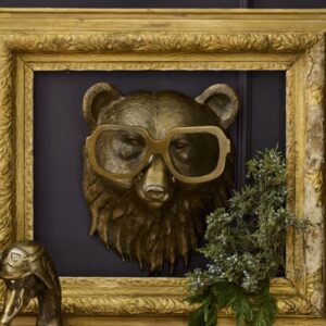 Eric and Eloise Metal Bear Wall Mount Art