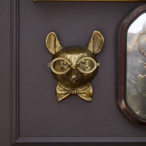 Eric and Eloise Metal Mouse Wall Mount Art