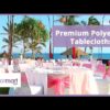 Polyester Round Tablecloth 120" White - Durable & Seamless Design for Polished Event Styling - Image 6