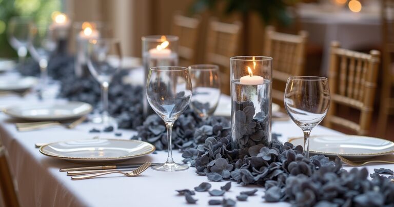 5 Unique Table Decor Ideas Using Silk Flower Petals For Special Events