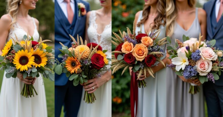 5 Summer And Fall Wedding Bouquet Ideas