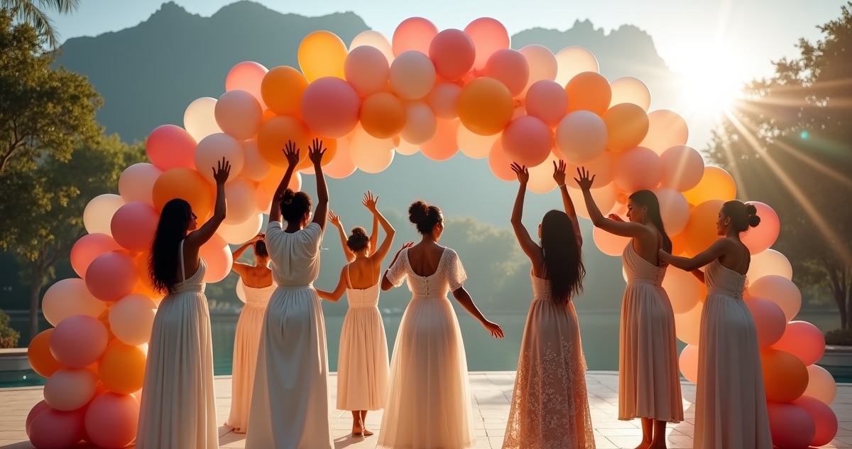 How to Make A Giant Balloon Arch for Baby Shower 1
